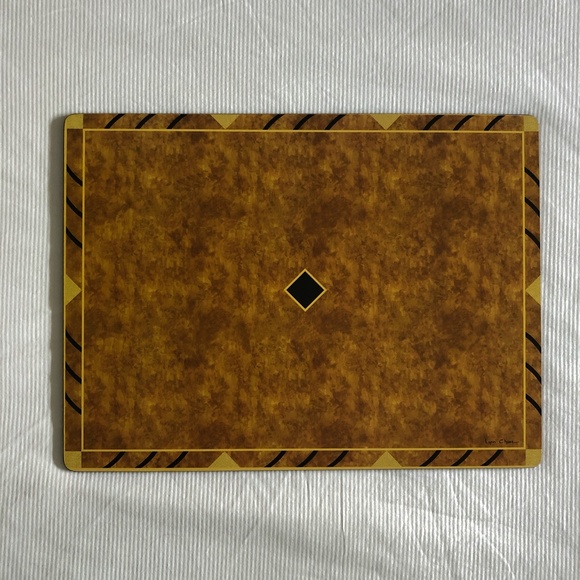 Lynn Chase Designs Art Deco Wooden Placemats $75 each - Picture 8 of 10